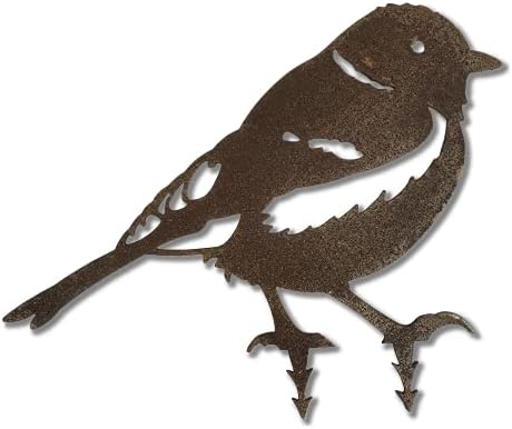 Vogel- Oder Haubenmeise Aus Edelrost – Rostdeko Für Garten & Wohnung