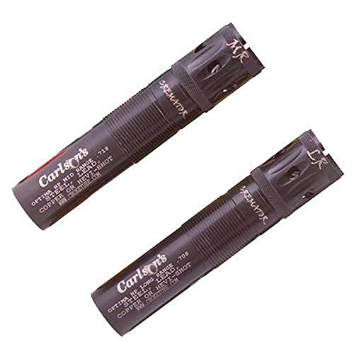 Carlsons, Beretta Optima HP 12 Gauge Cremator Ported Choke Tube, Mid Range.718 Diameter and Long Range.708 Diameter, Black (11562)
