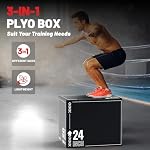 3-in-1 Plyometric Jump Box, Anti-Slip, High-Density Foam - Image 3