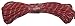 Yacht Braid Polyester Rope Red and White 3/8 inch (100 ft.)