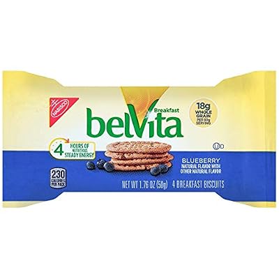 Belvita Blueberry biscuit (20 Pack x 1.76 Oz), 35.200000000000003 Ounce