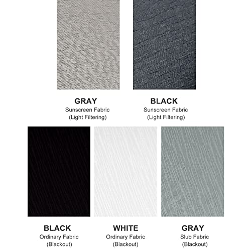 MYshade Custom Blackout Roller Window Shades Corded Roller Shades for Windows Friendly Fabric Easy to Install - Thumbnail 3