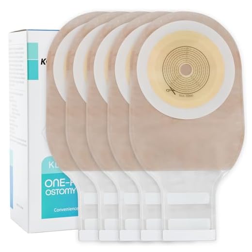 20 PCS Colostomy Bags, Ostomy Supplies,One Piece Drainable Ostomy Pouch with Hook and Loop Closure for Ileostomy Stoma Care, 15mm-60mm Cut to Fit