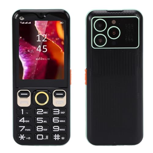 Annadue 2G���b�N�����V�j�A�g�ѓd�b�ASOS�L�[�t��2.8�C���`�g�ѓd�b�A3 SIM�J�[�h�X���b�g�A3600mAh�A�傫�ȃ{�^���ABluetooth�AFM�AMP3�A����җp�J���� (BLACK)