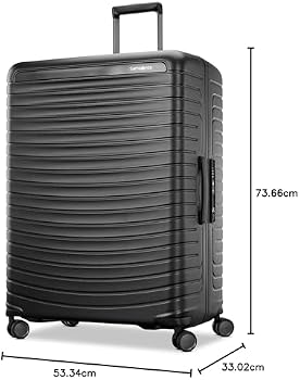 Samsonite Bagagem unissex Framelock Hardside com rodas giratórias