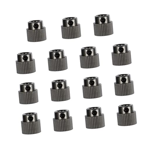 CIYODO 15pcs 36-tooth Stainless Steel Extruder Wheel for 3d Printer Replacement Gears