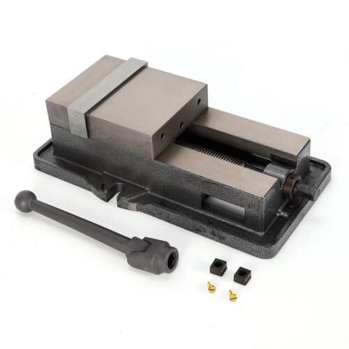 PräZisions - Tornillo de banco de banco de trabajo para máquinas de banco de trabajo, juego de accesorios, alicates planos con fijación en ángulo, cierre de pinza de alta precisión, montadores