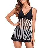KUIH 2023 Damen Badeanzug Set Zweiteiliger Bauchweg Badebekleidung Hohe Taille Tankini mit Boxershorts Push up Bademode Badekleid Sexy Beachwear mit Hot Pants Bikini Sportlich Swimsuits mit Short