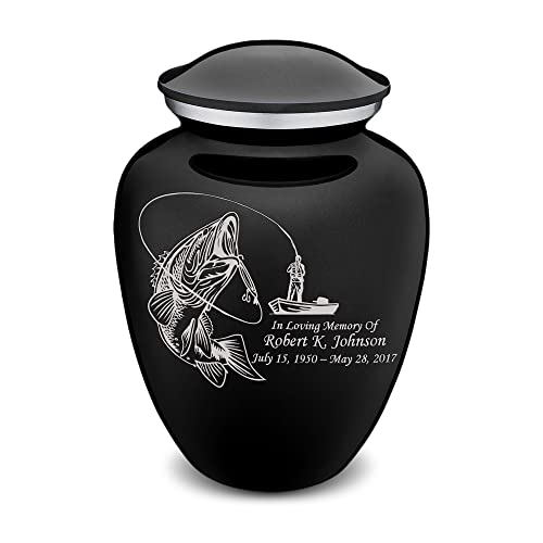 Geturns Embrace Personalized Fishing Urn