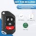 Smart Key Fob Replacement Fits for Jeep Wrangler 2018 2019 2020 2021 2022 2023 2024 Jeep Gladiator 2020-2024 Proximity Keyless Entry Remote Control 433 Mhz OHT1130261 ID4A