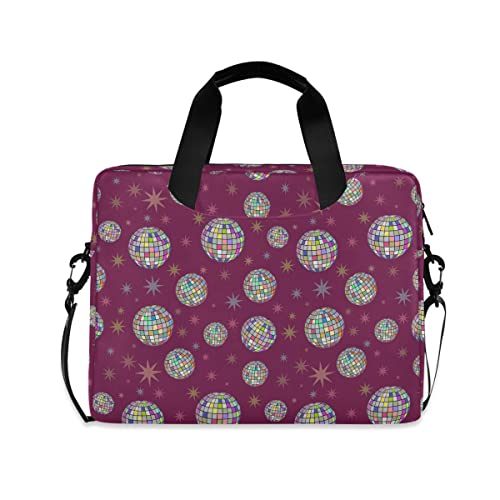 Sacoche à bandoulière pour ordinateur portable 15,6" Motif fleurs exotiques Rose, Boule miroir disco motif rouge
