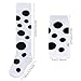 Dxhycc Girls Polka Dots Knee High Socks and Fingerless Gloves Cosplay for Halloween Dress Up Party