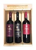 Caja de madera 3 botellas - Marqués de Caceres - Crianza/Reserva / Gran Reserva - Vino tinto