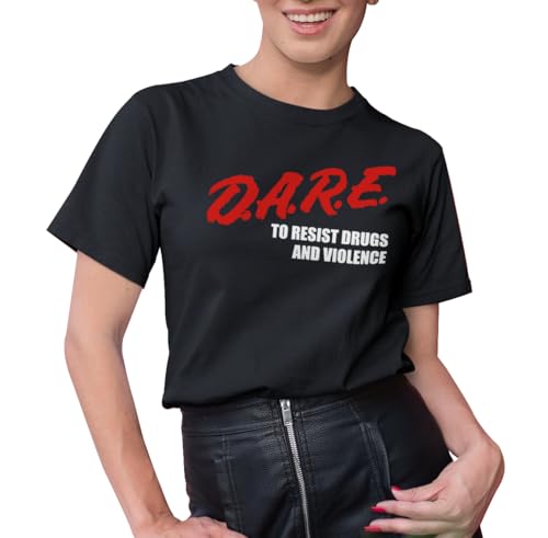 Dare Retro 90s 00s T-Shirt to Resist Drugs and Violence Unisex Design Tee Short Sleeve Unisex Shirt by CHERSE - Used condition - Image 4