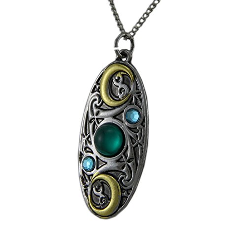 Mythische Kelten, Amulett Talisman Moon Shield, Mond Schild mit funkelnden Kristallen Cover
