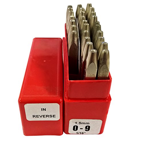 Pryor PR27015 AZ and Reverse Punches, 27 Piece, 1/16", 1.5mm