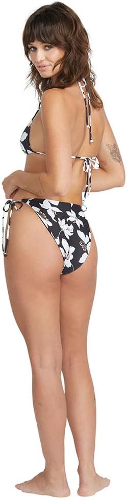 Volcom Women's Standard Midnight Lily Skimpy Bikini Bottom, Black - Image 5