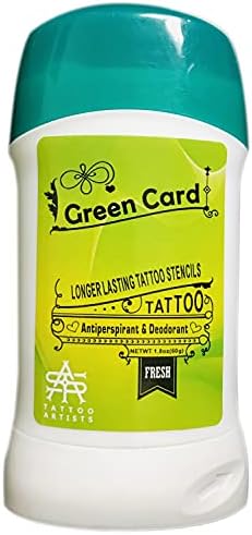 Tattoo Transfer Stick, Tattoo Skin Solution Soap Cream Gel for Transfer Stickers Paper Machine Stencils, Temporary Tattoo Supplies Accessories, Clean Dry Protection Antiperspirant Deodorant; ZYG