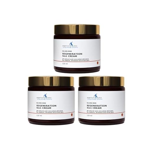 Argento-MSM crema rigenerante 5in1-3 x 100 ml