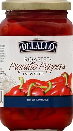 DeLallo Pepper Piquillo Roasted, 12 Oz