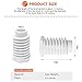 49621 AP4295805 Dryer Leveling Leg Foot Feet by Beaquicy - Replacement For Whirlpool Ken-more Dryer - Pack of 4