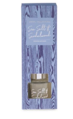 Image of Hotel Collection Scented Reed Diffusers Costal Flowers, Wild Herbs & Lemon OR SEA Salt & Sandalwood 100g (SEA Salt & Sandalwood)