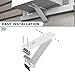 Pearwow Window Air Conditioner Support Bracket, 85 lbs Light Duty Air Conditioner Support Brackets,Universal Window AC Bracket,Designed for AC Unit 5,000 to 10,000 BTU