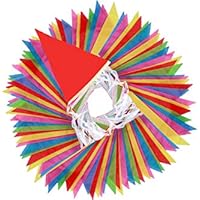 EDATOFLY 80m banderines de Banderín, Multicolor Banderines