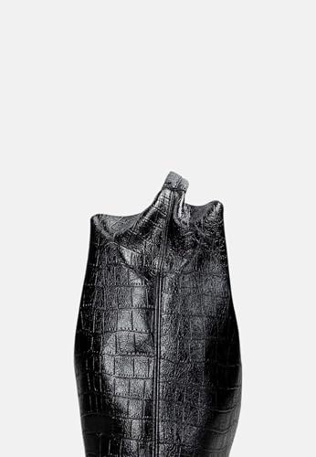 Ermanno Firenze Para Mujer. 12402005 Bolso Shopper Grande Veronica Cocco Negro (Osfa), Casual, Poliuretano - 4