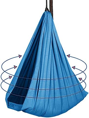 LSRRYD Kids And Adults Therapy Swing - Indoor And Outdoor - Helps With Sensory Processing, ADHD And Other Conditions Adjustable Cuddle Swing (Color : Red, Size : 2.8m×1.5m)