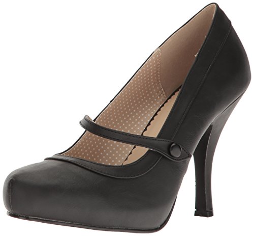 Pleaser Pink Label Women's Pinup01/Bpu Platform Pump, Black Faux Leather, 14 M Us #TOP24