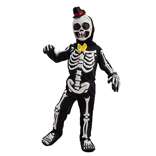 Spooktacular Creations Glows in the Dark Skeleton Costume for Boys, Halloween Skeleton Costume, Bone Jumpsuit for Kids4