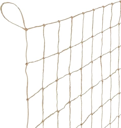 Jute Netting for Climbing Plants Trellis Netting for Garden Heavy Duty Plant Support Netting for Cucumber Vine Fruits & Vegetables Tomato Plants Trellis Net (6.6 x 32.8 Ft 5.9 Inch Squares)