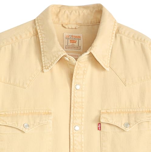 Image of Levi's Men's Solid Slim Fit Denim Shirt