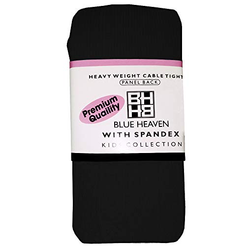 Girls Heavy Weight Cable Tights