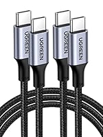 UGREEN 2 Pack USB C to USB C Charger Cable, Type C 100W PD Fast Charging Cord Compatible with iPhone 16 Pro Max/15, MacBook Pro, iPad Pro, Dell, Matebook, Chromebook, Pixel 9/8, Galaxy S24, Switch, 2M