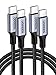 UGREEN 100W USB C to USB C Cable 2-Pack Type C Fast Charging Cable Compatible with MacBook Pro 2022, iPad Pro 2022, iPad Air 5, Samsung Galaxy S23/S22 Ultra, Pixel, PS5, Switch, etc. 3.3FT