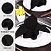 Utopia Home Black Cloth Napkins (12 Pack, 20x20 Inches), Ideal Dinner Napkins for Party, Wedding and Lunch/Dinner