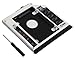 DY-tech 2nd HDD SSD Hard Drive Enclosure Caddy for HP Elitebook 8560w 8570w 8760w 8770w with Faceplate bezel and Mounting Bracket