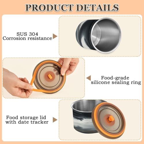 Envase hermético para café acero inoxidable 500ml miniatura 4