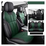 Fundas Asientos Coche Fundas Asiento Coche para Suzuki para Grand Vitara 2007 Funda De Asiento De Cuero Genuino para Coche Conjunto De Accesorios Decoración (Color : 17, Talla : Price for 5 Seats)