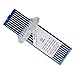 10PCS/Set Argon Arc Welding Tungsten Needle Rod Tungsten Electrode For Aluminium Copper Welding WL15 Argon Arc Welding Rods (Diameters:3MM)