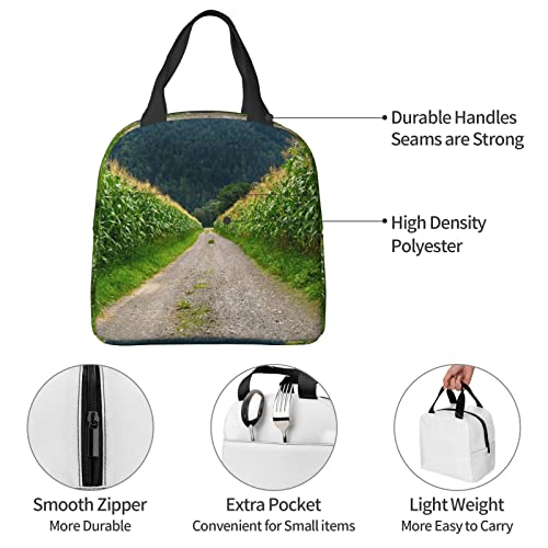 Debou Corn Field Insulated Lunch Bag Cooler Tote Reusable Leakproof Lunch Box Easy Clean For Work Office Picnic Beach Or Travel #TOP5