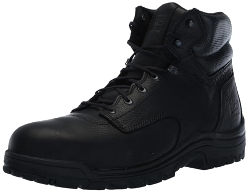 Timberland PRO Timberland PRO Men's TiTAN 6 Inch Alloy Safety Toe Industrial Work Boot, Black-2024 NEW, 10 W US