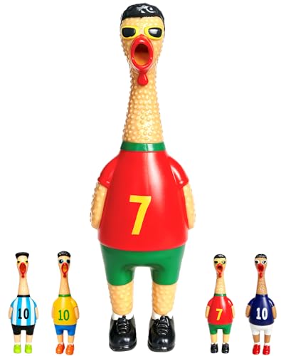 NiXiSHEEN World Cup 2026 Soccer Squeaky Toy (Red)