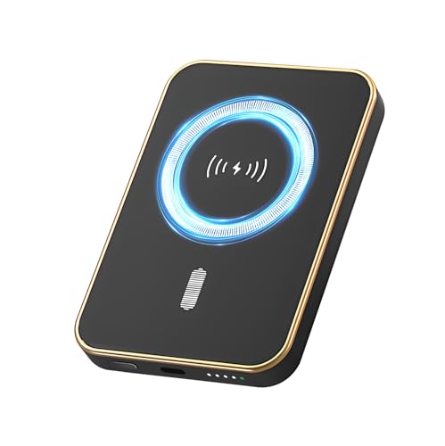 モバイルバッテリー【20000mAh 大容量】超薄型 軽量 小型 PD20W急速充電 2台同時に充 ワイヤレス充電器 マグセーフ充電器 マグネット式 PSE技術認証済 スマホ充電器 コンパクト&軽量 旅行/出張/アウトドア/停電 機内持ち込み可