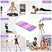 ZENOVA Gymnastics Mat 3'x6'x2' Exercise Mat Gym Mat for Home Aerobics Workout Foldable Tumbling Mat Children Gifts