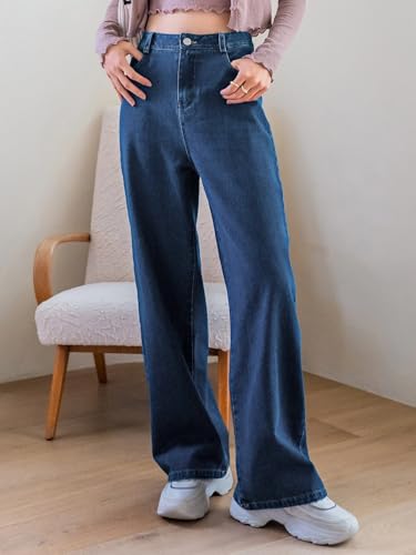 GRECIILOOKS Women's Regular Jeans (GL-DJ-43_Blue