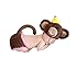 Ufraky Newborn Baby Monkey Crochet Knit Hat Shorts Photography Photo Props Outfit