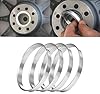 GEARMONSTER 4 anelli di centraggio per cerchioni in alluminio, 74,1 x 72,6 mm, anelli di centraggio, anelli centrali del mozzo, anelli in alluminio anodizzato per BMW #2